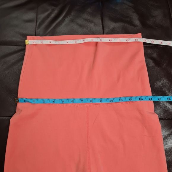 Free People Movement Moonshadow High Waisted Foldover Yoga Leggings Peach M - Picture 14 of 16